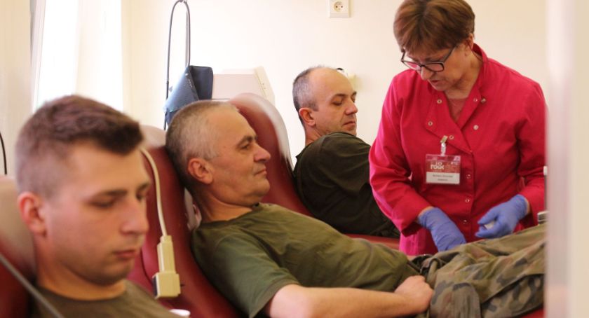 W ciągu kilku dni lubelscy Terytorialsi zebrali około 100 litrów krwi