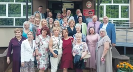 Absolwenci LO w Rykach rocznik 1986 wrócili do szkoły