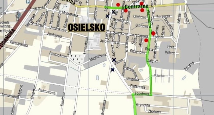 Uwaga! Zamknięty zostanie fragment ulicy Leśnej w Osielsku