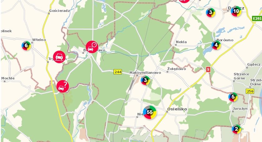 Krajowa Mapa Zagrożeń Bezpieczeństwa. Co zgłaszają mieszkańcy gminy Osielsko?