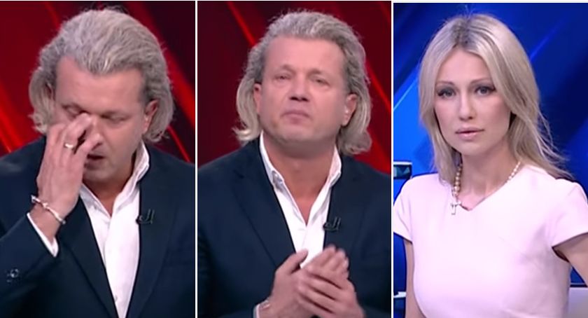 Jarosław Jakimowicz popłakał się na wizji. Magdalena Ogórek wsparła kolegę (WIDEO)