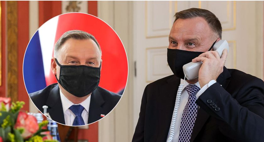 Andrzej Duda rozmawiał z królem Jordanii przez niepodłączony telefon?