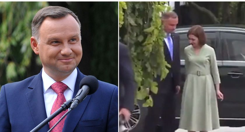 Wpadka Andrzeja Dudy w Kiszyniowie. Został pouczony przez prezydent Mołdawii (WIDEO)
