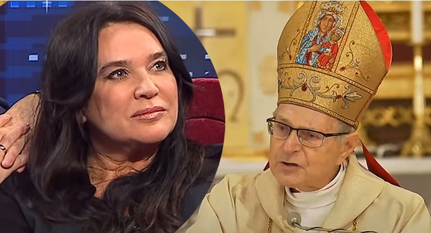 Biskup Długosz zbeształ Ewę Krawczyk za stylizację: Mówiłem, by nie chodziła wciąż w czarnym kolorze!