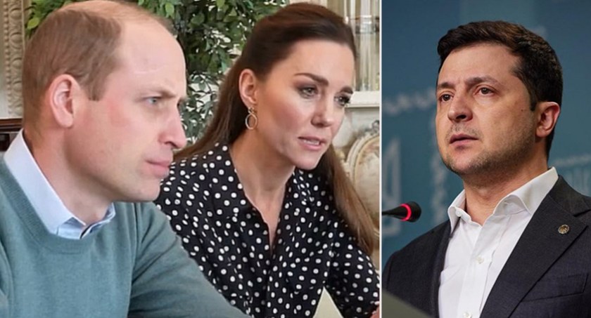 William i Kate złamali zasady! Otrzymali podziękowanie od prezydenta Zełenskiego