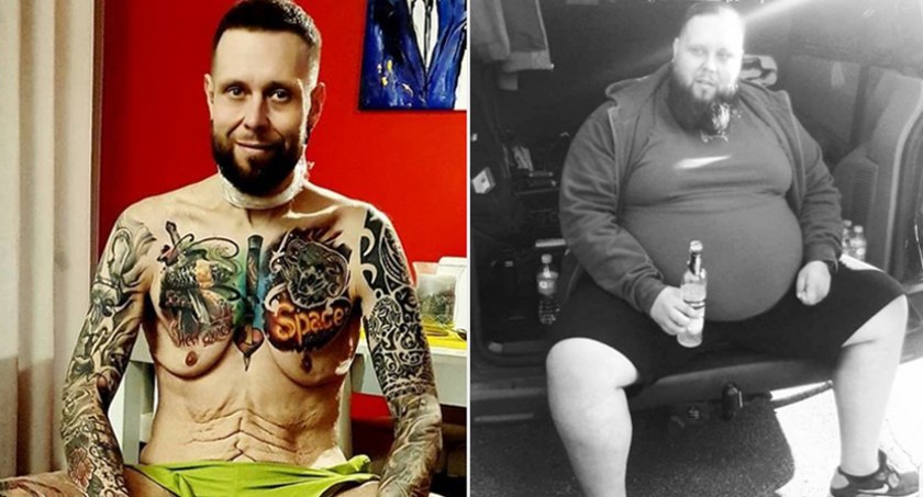 Mateusz Borkowski schudł już 177 kg. Pokazał zdjęcie: Ja i moja wisząca wstrętna skóra (FOTO)