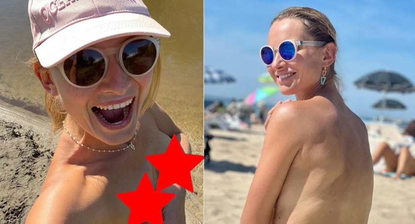 Joanna Moro pokazała fanom piersi: Kobiety powinny mieć prawo do chodzenia bez stanika!