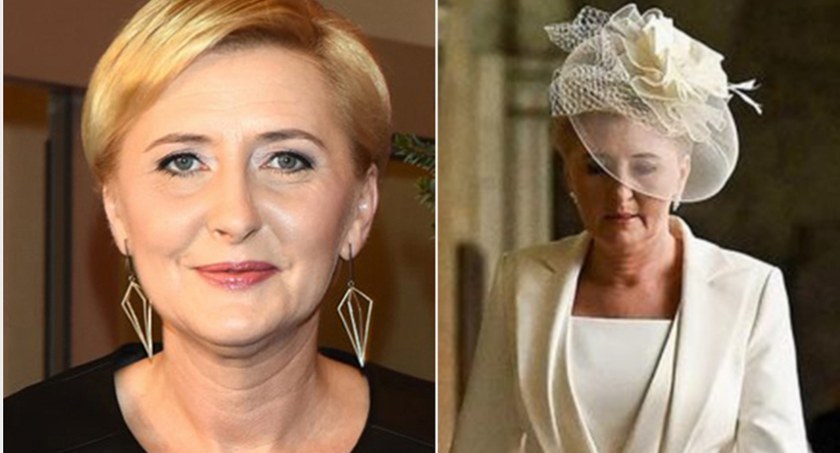 Brytyjska ekspertka zakpiła ze stylizacji Agaty Dudy: Klimat ślubu w Urzędzie Stanu Cywilnego