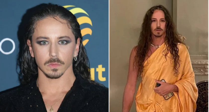 Michał Szpak przebrał się za Jezusa. Ksiądz jest oburzony: Będziesz żyć w piekle!