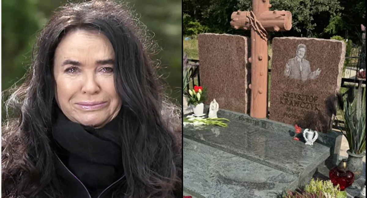 Ewa Krawczyk zorganizowała urodzinową mszę na grobie męża. Biskup wygłosił szokujące kazanie