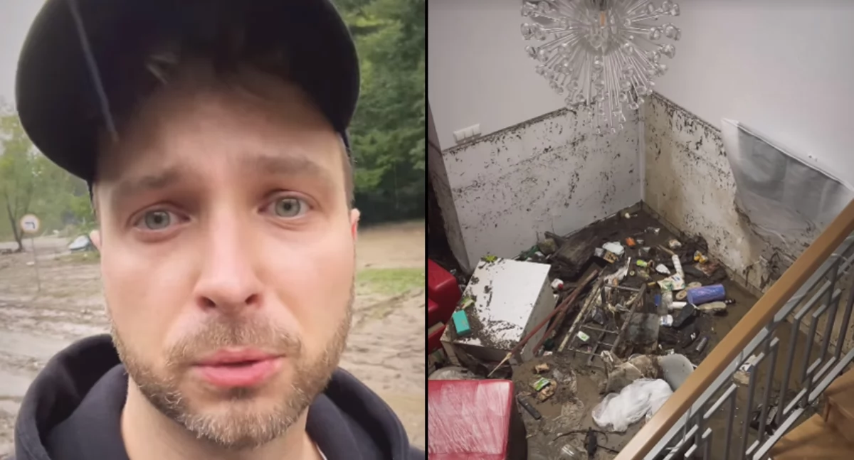Dramat gwiazdy TVN. Powódź zniszczyła jego dom: Woda wymiotła wszystko