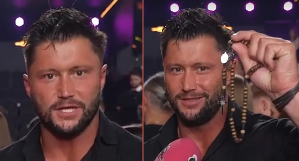 Piotr Mróz wyjął różaniec podczas wywiadu. Zaczął mówić o Halloween i szatanie