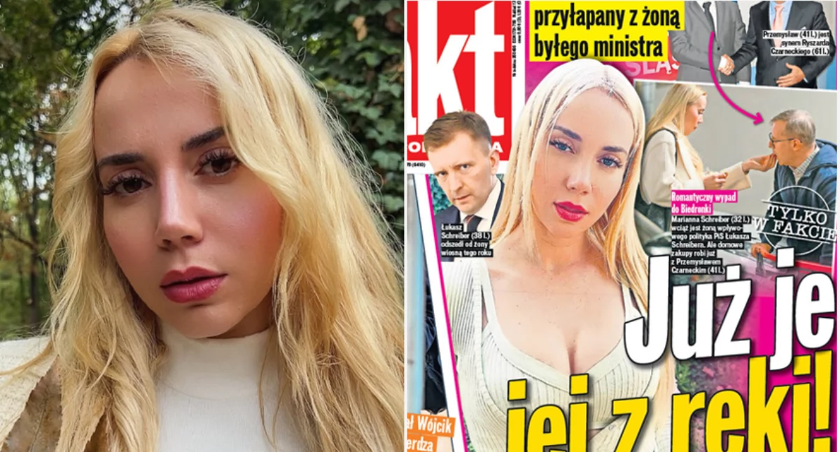 Marianna Schreiber przyłapana ze znanym politykiem. Dosłownie jadł jej z ręki