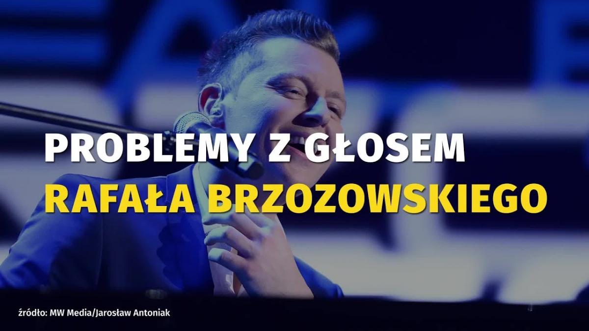 Rafał Brzozowski nie będzie mógł śpiewać? Piosenkarz ma poważne problemy z gardłem