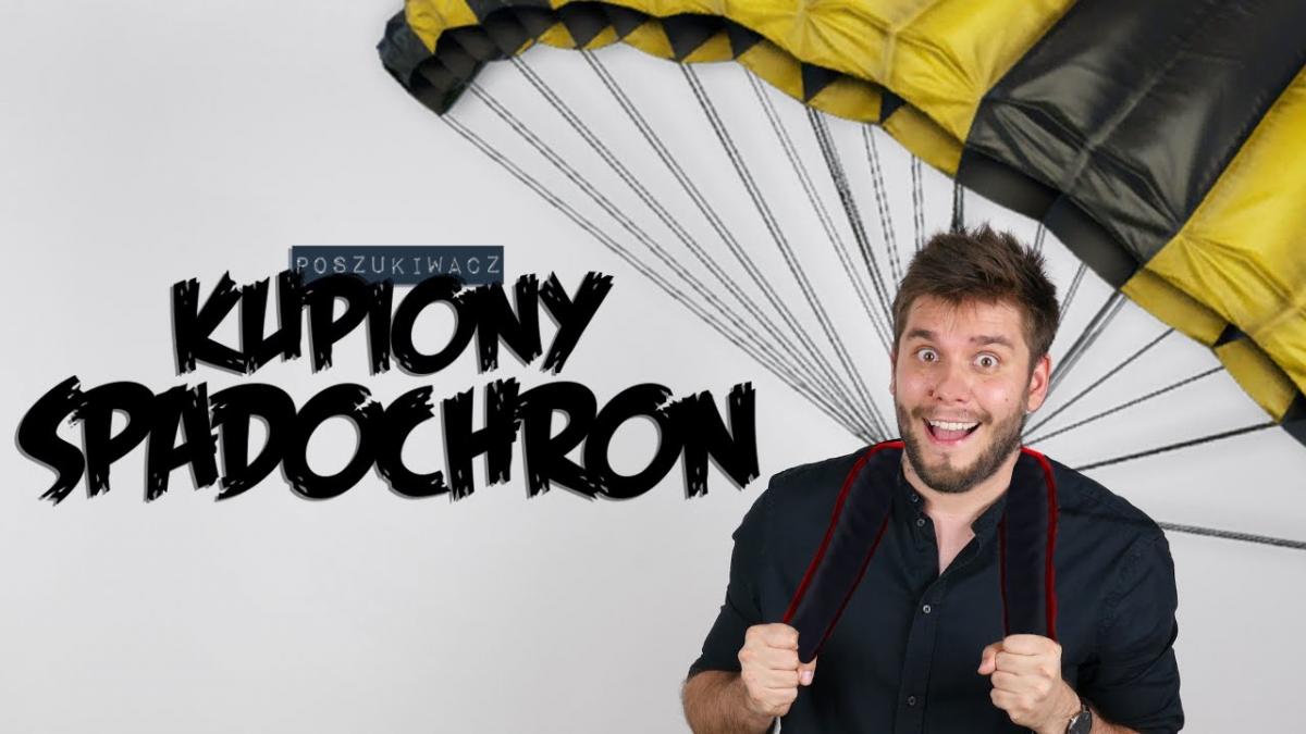 Skoczył z balkonu na spadochronie kupionym przez internet! ZOBACZ
