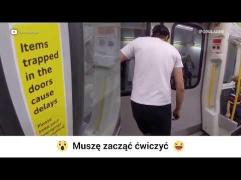 Chłopak biegł tak szybko, że wyprzedził pędzące metro. Zobacz, jak to zrobił!