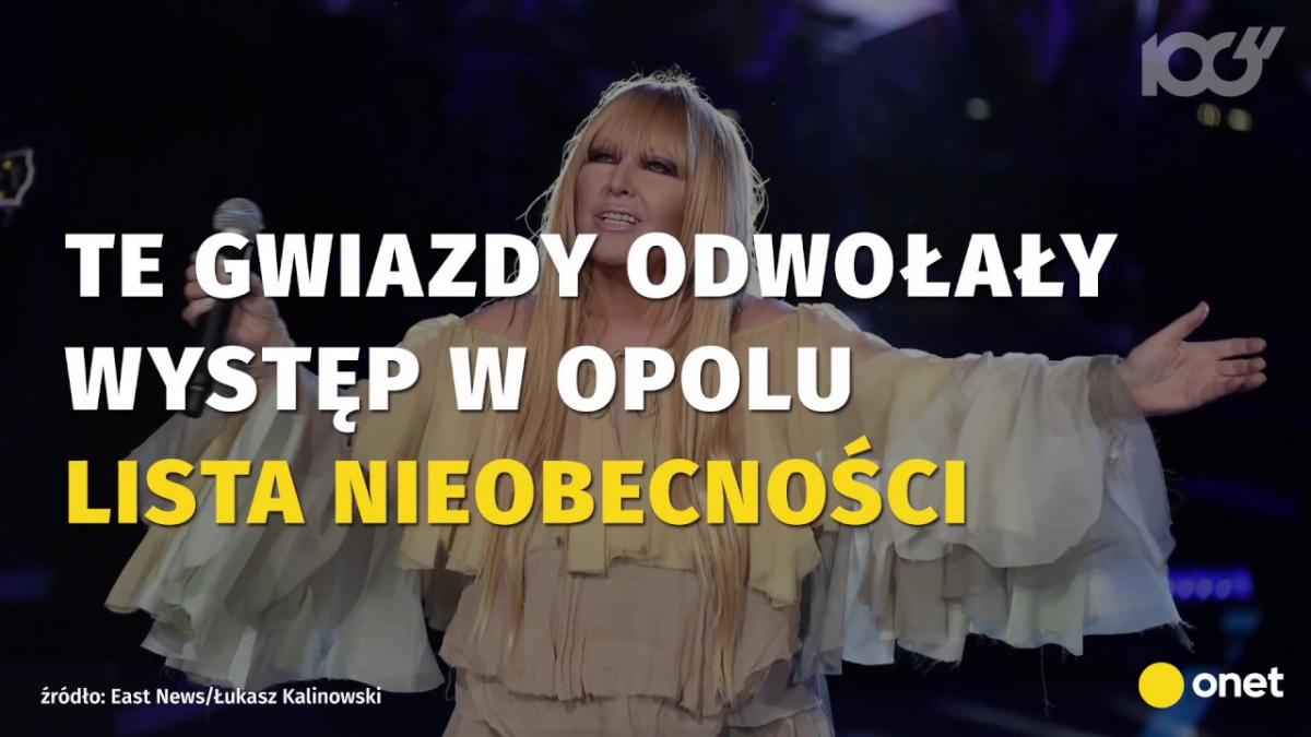 Gwiazdy rezygnują z występu w Opolu. Sprawdź, kogo nie zobaczymy na festiwalu