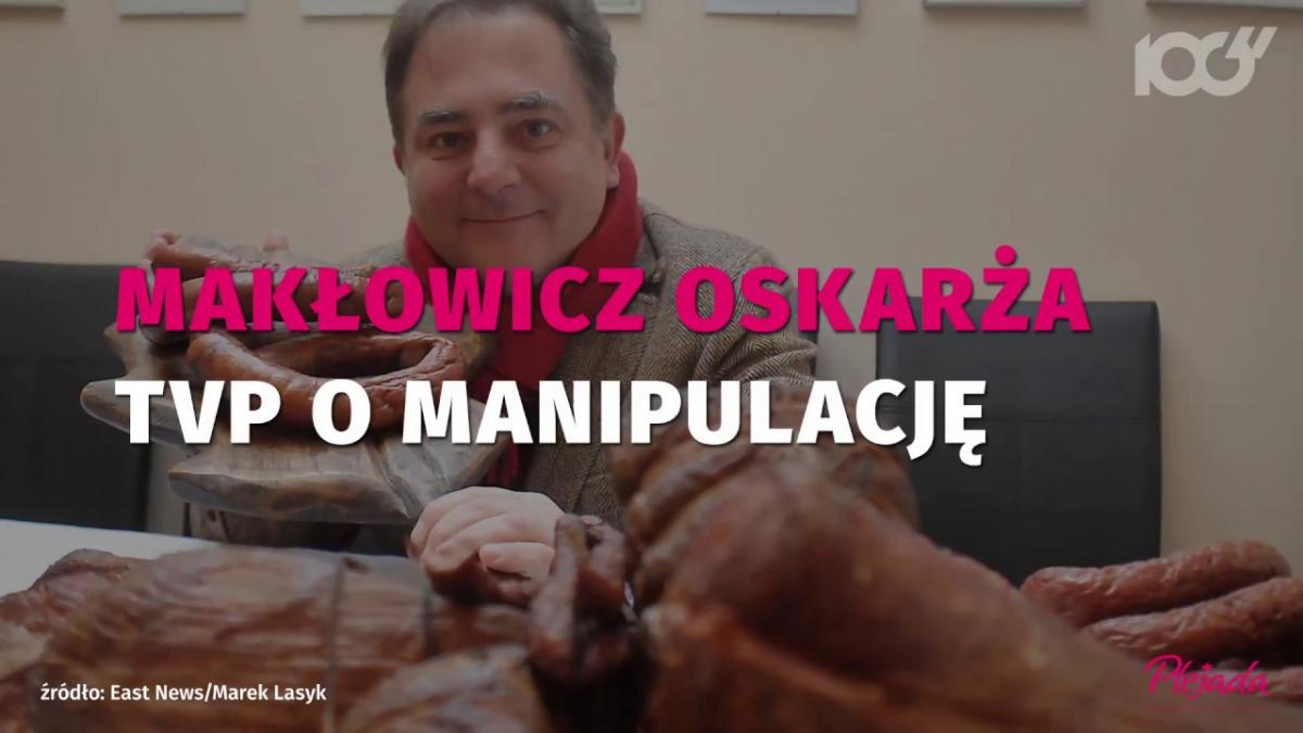 Robert Makłowicz oskarżył TVP o manipulację