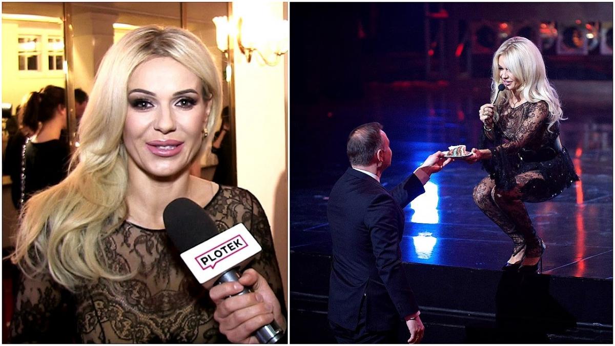 Doda paradowała z (prawie) nagimi pośladkami przed prezydentem Dudą