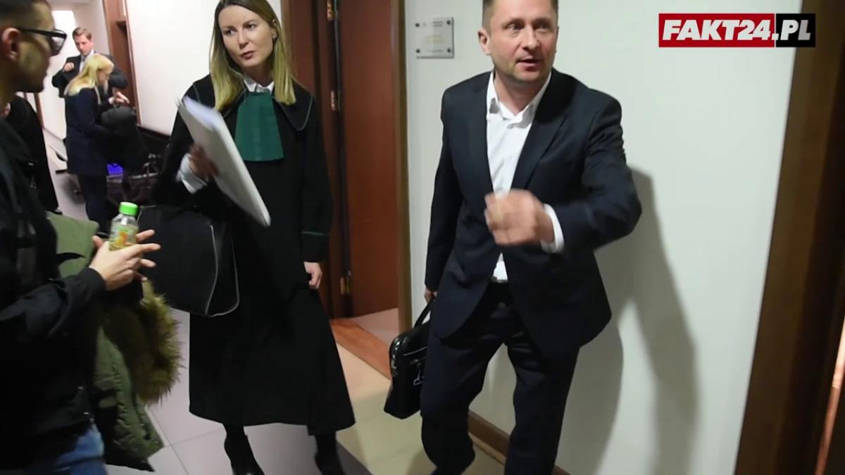 Alarm w sądzie podczas rozprawy Durczoka