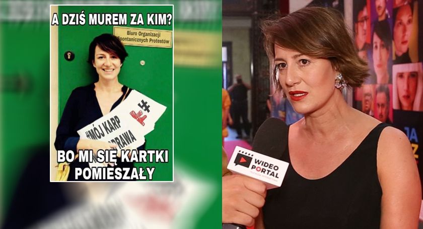 Maja Ostaszewska została bohaterką memów. 