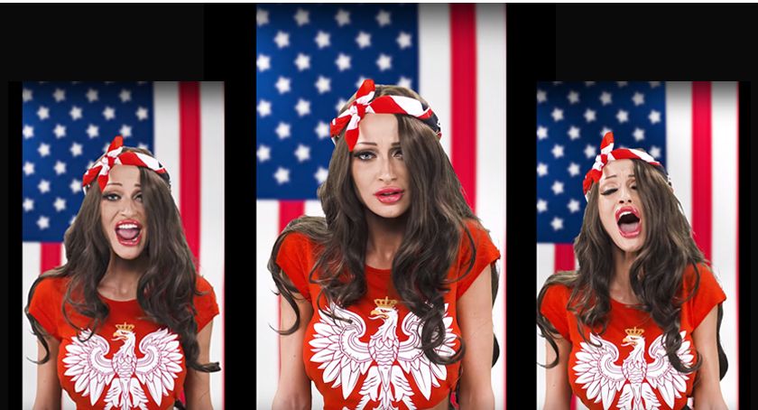 Małgorzata Godlewska zaśpiewała hymn USA. Tego nie da się odusłyszeć!