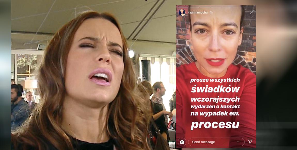 Anna Mucha: Nie godzę się na to, aby ktoś traktował mnie gazem i bił na ulicy!