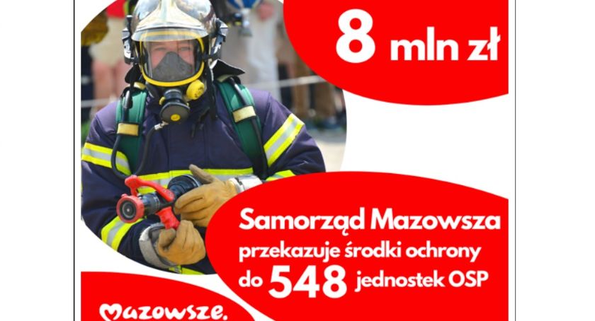 Przasnyscy strażacy otrzymają zestawy ochronne