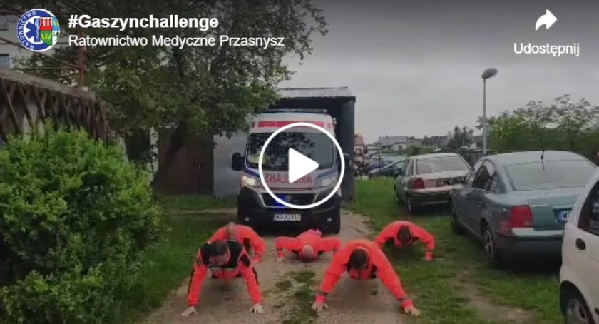 Ratownictwo Medyczne Przasnysz w #Gaszynchallenge [Wideo]
