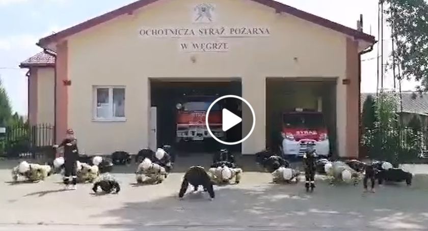  #Gaszynchallenge strażaków z OSP Węgra [Wideo]