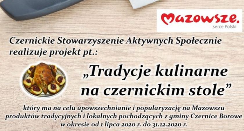 Tradycje kulinarne na czernickim stole - zaproszenie dla Kół Gospodyń Wiejskich