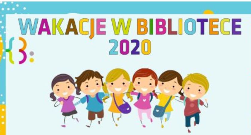 Wakacje z Biblioteką - zaproszenie i plan zajęć