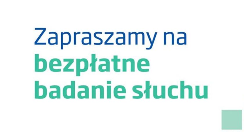 Bezpłatne badanie słuchu - zaproszenie