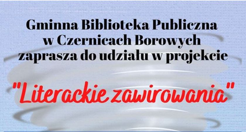 Literackie zawirowania w Czernicach Borowych - zaproszenie