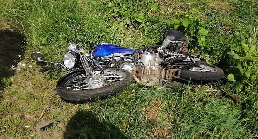 Wypadek drogowy w gminie Chorzele