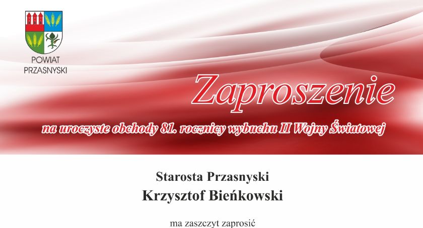 Uroczyste obchody 81. rocznicy wybuchu II Wojny Światowej