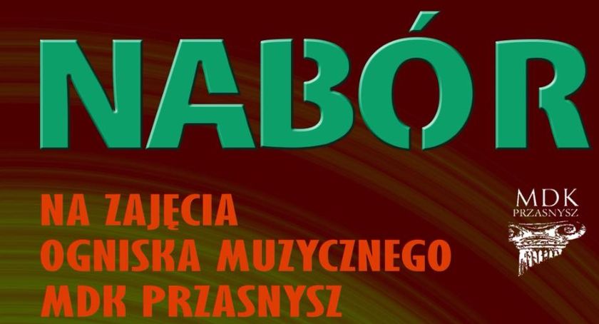 MDK ogłasza nabór na zajęcia ogniska muzycznego