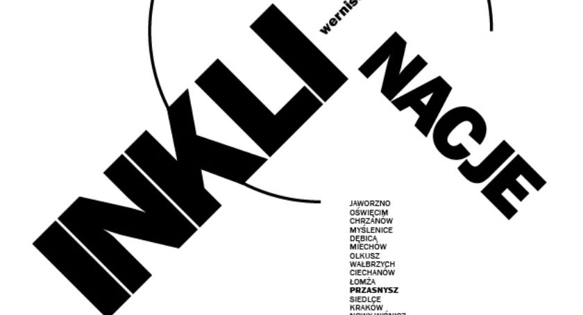 Inklinacje-wernisaż jednej pracy - zaproszenie
