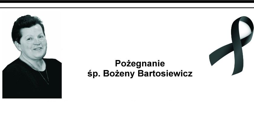 Zmarła Bożena Bartosiewicz wieloletni pracownik Urzędu Miasta