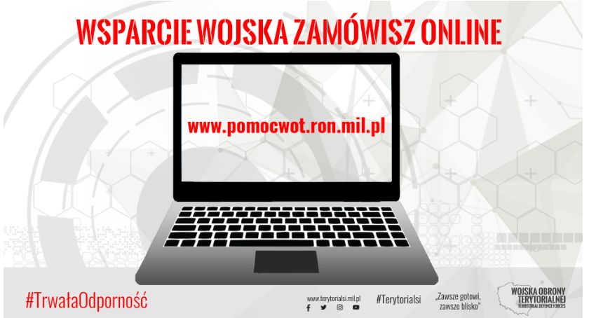 Wsparcie terytorialsów zamówisz przez internet