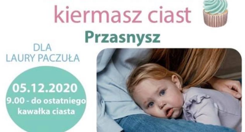 Charytatywny kiermasz ciast dla Laury