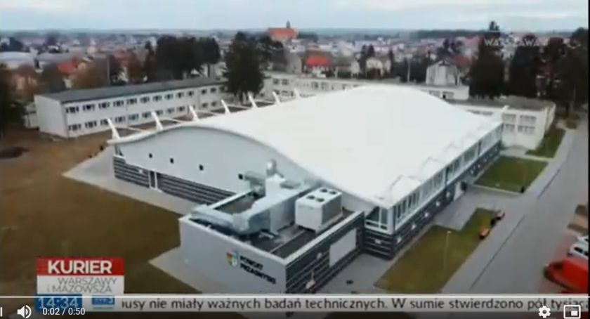 Budowa krytego lodowiska z halą sportową w Przasnyszu ukończona! [Wideo]