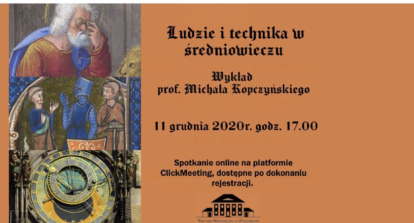 Zaproszenie na wykład, który wygłosi profesor Michał Kopczyński
