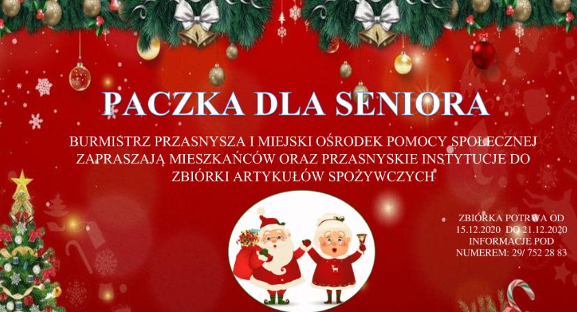 Ruszyła świąteczna akcja Paczka dla Seniora