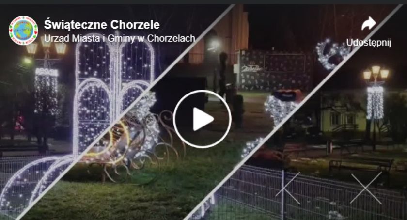 Świąteczny klimat w Chorzelach [Wideo]