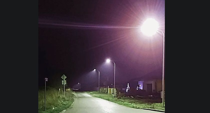 Nowe lampy oświetlają przasnyskie ulice