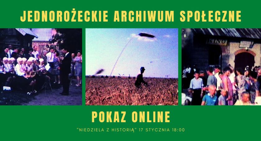 Niedziela z historią, zaproszenie na pokaz online