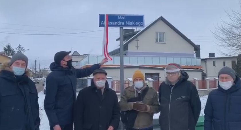 Most im.Aleksandra Niskiego w Przasnyszu - uroczyste odsłonięcie tablicy [Wideo]