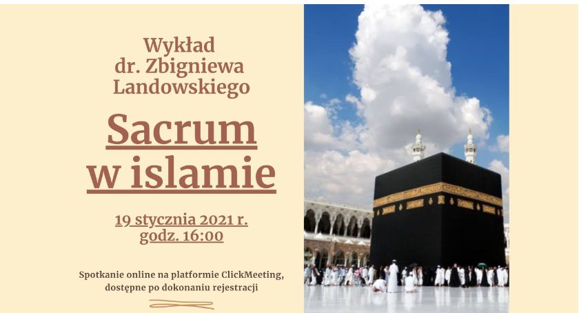 Sacrum w Islamie - zaproszenie na wykład online