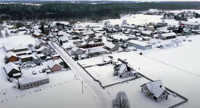 Duczymin Zimą 2021 z lotu ptaka [wideo]